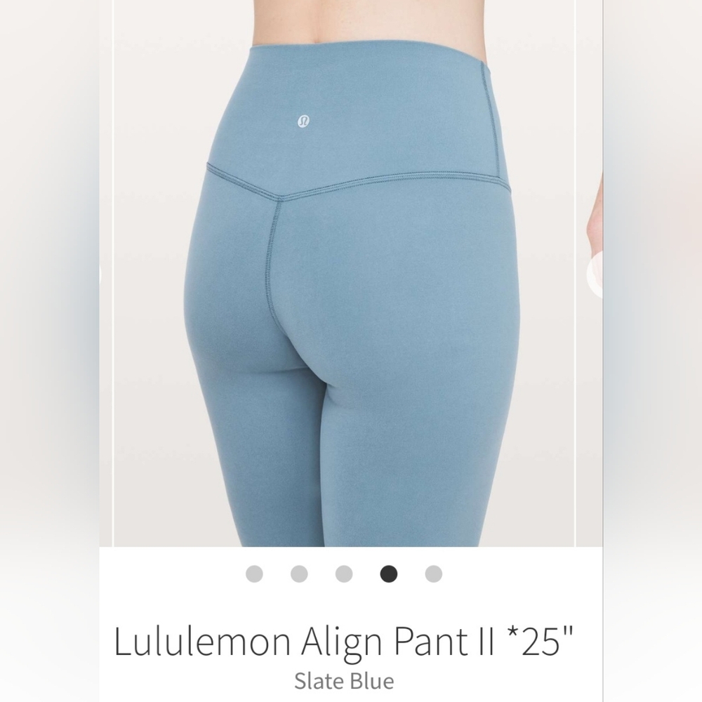 RARE NWT 🍋Lululemon🍋 Align Leggings Slate Blue Size 2